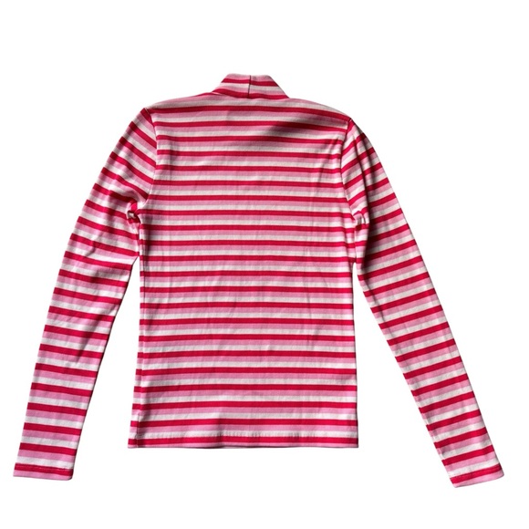 J. Crew Factory Striped Mock Neck Top Size S NWT - Picture 6 of 8